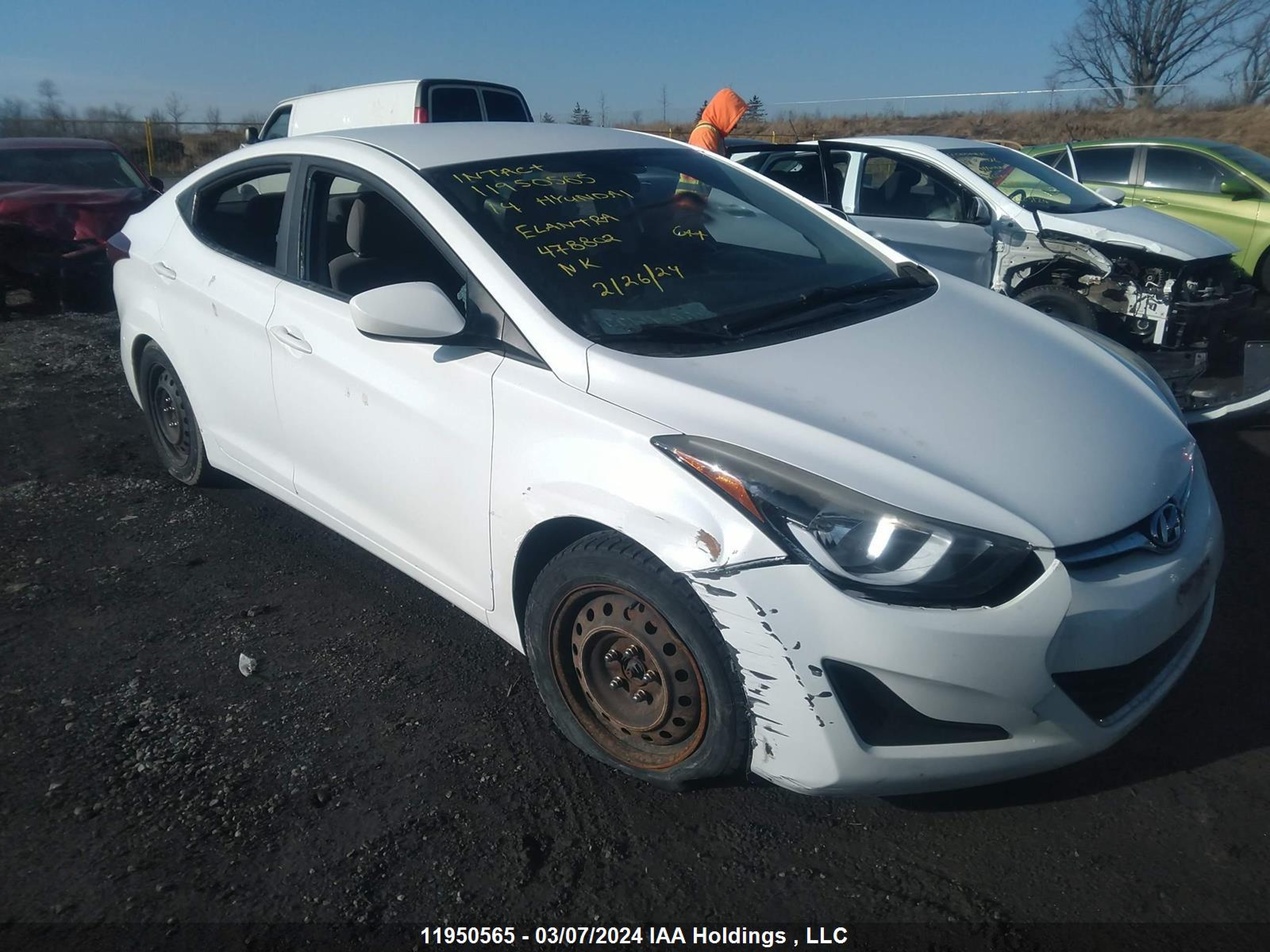 HYUNDAI ELANTRA 2014 5npdh4ae4eh478802