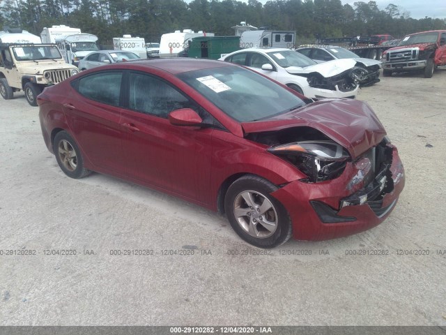 HYUNDAI ELANTRA 2014 5npdh4ae4eh481635