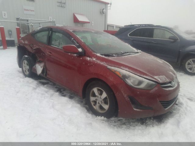 HYUNDAI ELANTRA 2014 5npdh4ae4eh500507