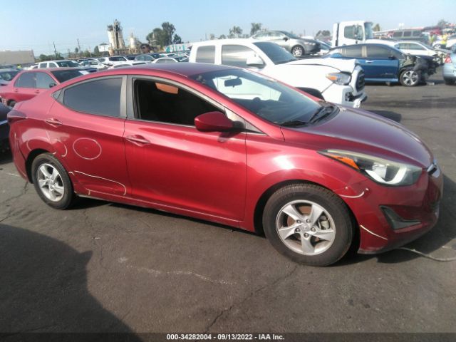 HYUNDAI ELANTRA 2014 5npdh4ae4eh511636