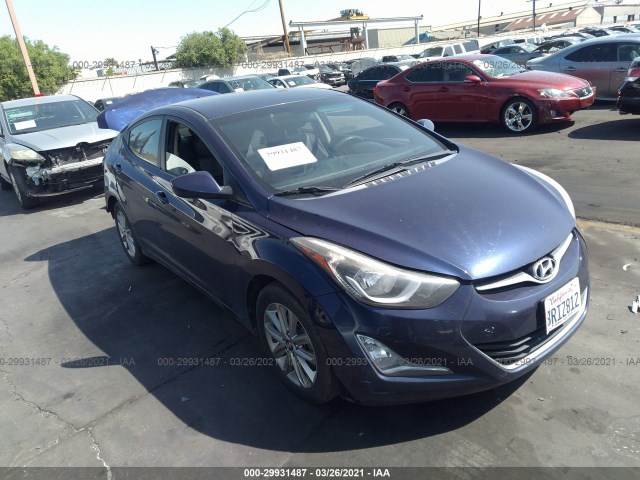 HYUNDAI ELANTRA 2014 5npdh4ae4eh513483