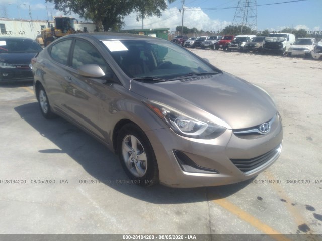 HYUNDAI ELANTRA 2014 5npdh4ae4eh514326