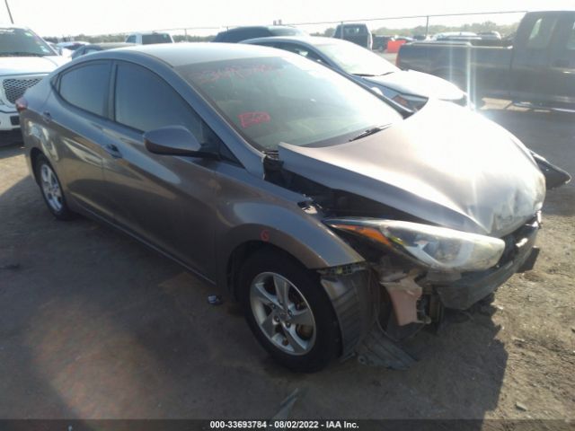 HYUNDAI ELANTRA 2014 5npdh4ae4eh516741