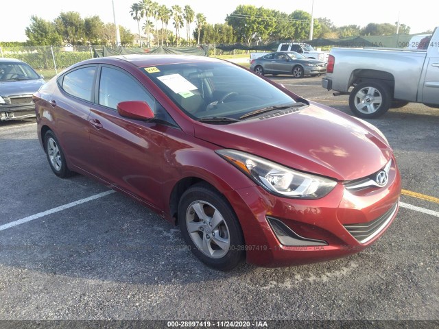 HYUNDAI ELANTRA 2014 5npdh4ae4eh541574