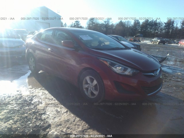 HYUNDAI ELANTRA 2014 5npdh4ae4eh546354