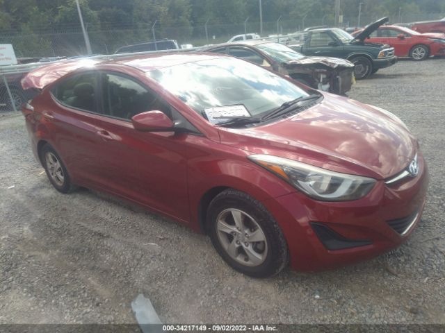 HYUNDAI ELANTRA 2015 5npdh4ae4fh582434