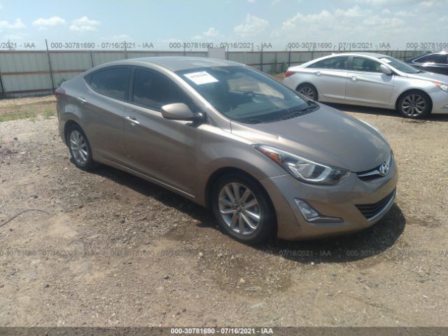 HYUNDAI ELANTRA 2016 5npdh4ae4gh656730