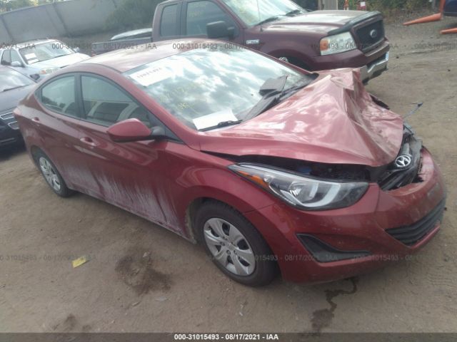 HYUNDAI ELANTRA 2016 5npdh4ae4gh663919