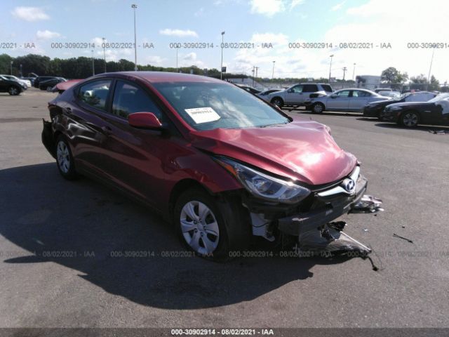 HYUNDAI ELANTRA 2016 5npdh4ae4gh664035