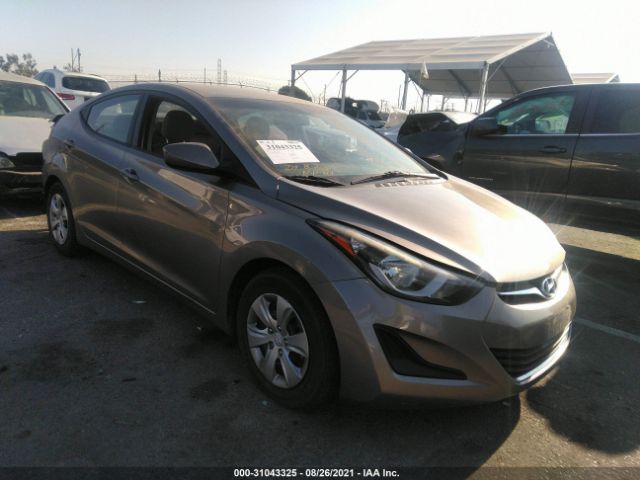 HYUNDAI ELANTRA 2016 5npdh4ae4gh665573