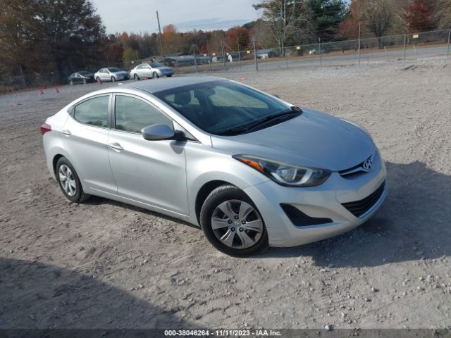 HYUNDAI ELANTRA 2016 5npdh4ae4gh666397