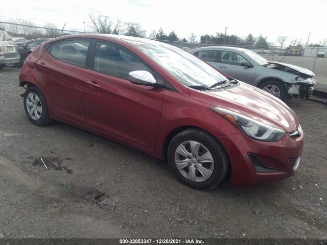 HYUNDAI ELANTRA 2016 5npdh4ae4gh668666