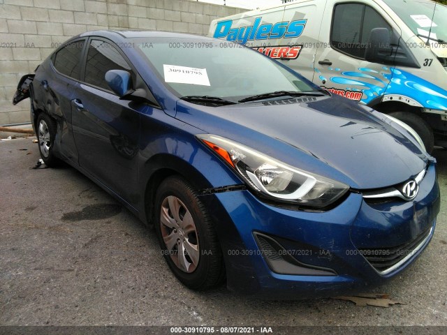 HYUNDAI ELANTRA 2016 5npdh4ae4gh708888