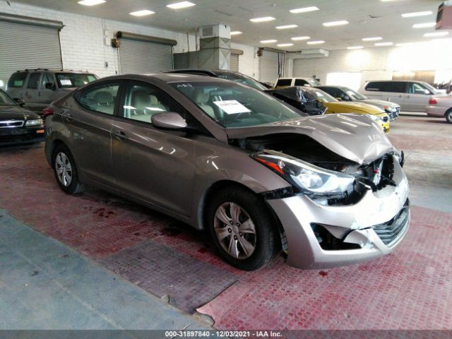 HYUNDAI ELANTRA 2016 5npdh4ae4gh709524