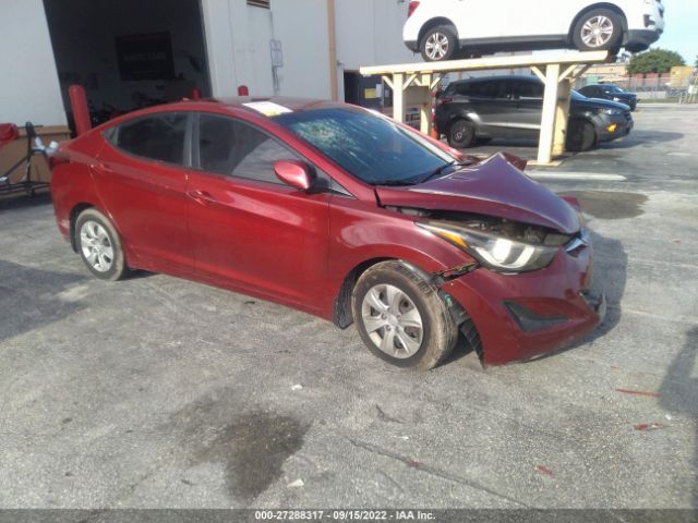 HYUNDAI ELANTRA 2016 5npdh4ae4gh720314