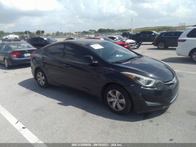 HYUNDAI ELANTRA 2016 5npdh4ae4gh722029