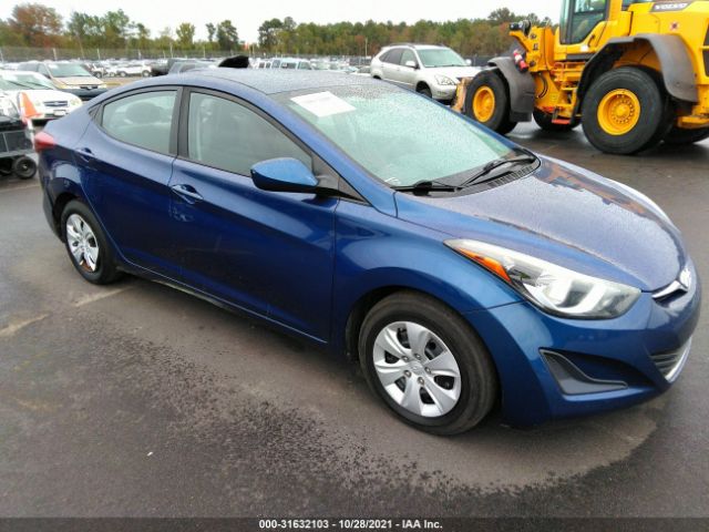 HYUNDAI ELANTRA 2016 5npdh4ae4gh749330