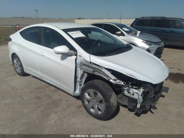 HYUNDAI ELANTRA 2016 5npdh4ae4gh751286