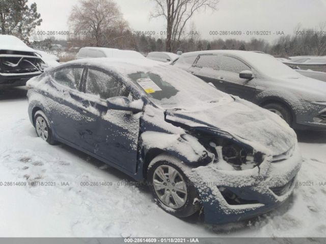 HYUNDAI ELANTRA 2016 5npdh4ae4gh760621