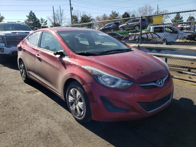 HYUNDAI ELANTRA SE 2016 5npdh4ae4gh782683