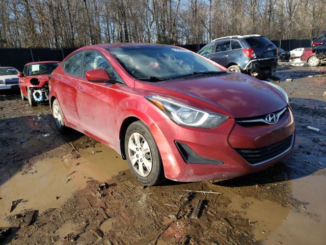 HYUNDAI ELANTRA SE 2016 5npdh4ae4gh788211