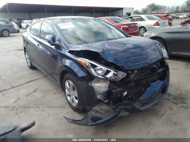 HYUNDAI ELANTRA 2016 5npdh4ae4gh792355