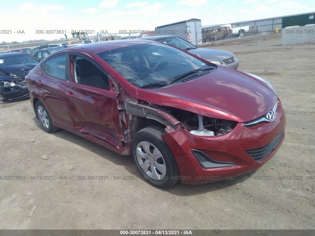 HYUNDAI ELANTRA 2016 5npdh4ae4gh795238