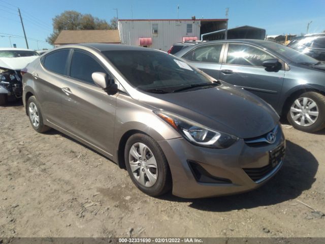 HYUNDAI ELANTRA 2016 5npdh4ae4gh797622