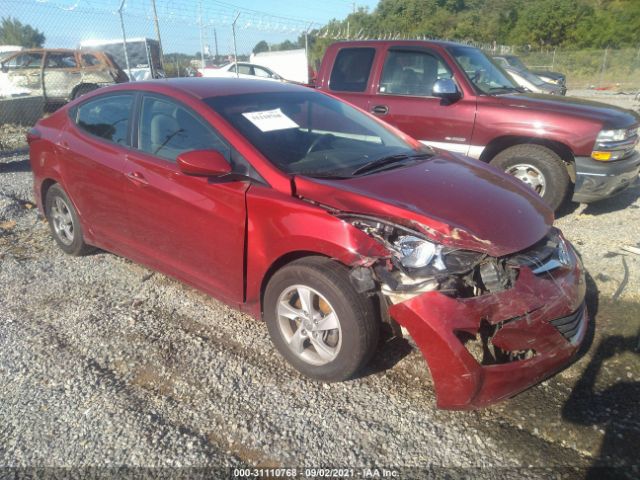 HYUNDAI ELANTRA 2014 5npdh4ae5eh460809