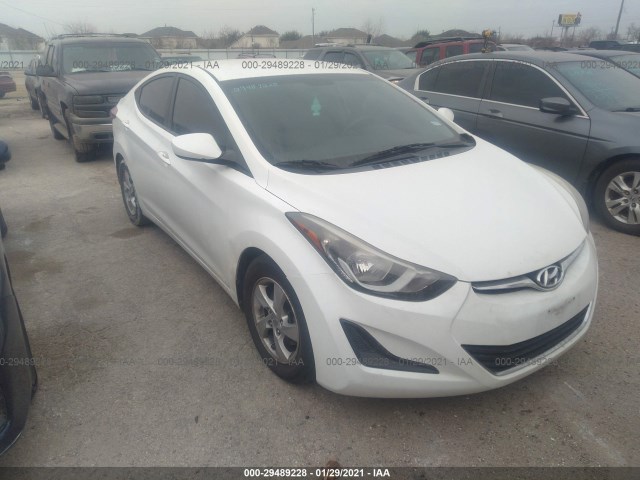 HYUNDAI ELANTRA 2014 5npdh4ae5eh462107