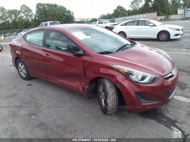 HYUNDAI ELANTRA 2014 5npdh4ae5eh471986