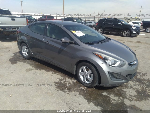 HYUNDAI ELANTRA 2014 5npdh4ae5eh511970