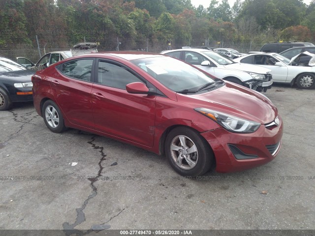 HYUNDAI ELANTRA 2015 5npdh4ae5fh587027