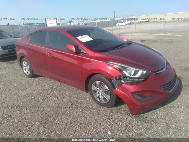 HYUNDAI ELANTRA 2016 5npdh4ae5gh663217