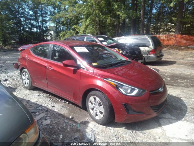 HYUNDAI ELANTRA 2016 5npdh4ae5gh668644