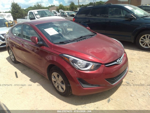 HYUNDAI ELANTRA 2016 5npdh4ae5gh669583