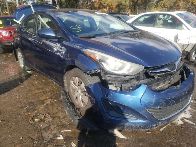 HYUNDAI ELANTRA SE 2016 5npdh4ae5gh681569