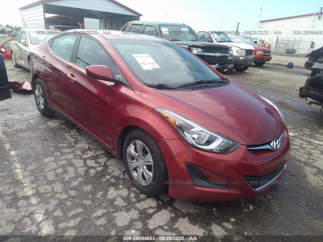 HYUNDAI ELANTRA 2016 5npdh4ae5gh683015