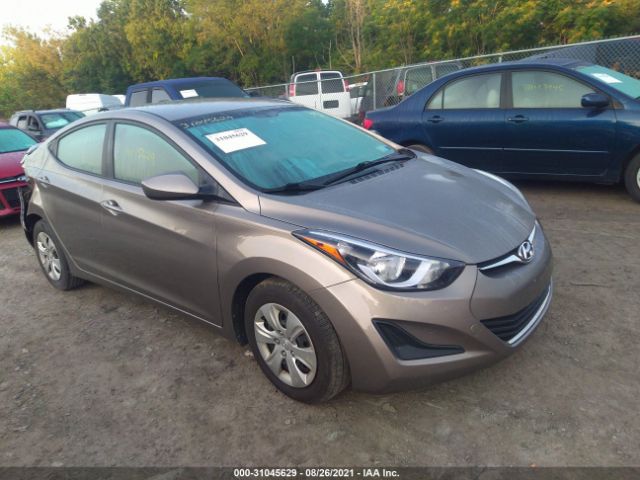 HYUNDAI ELANTRA 2016 5npdh4ae5gh690224