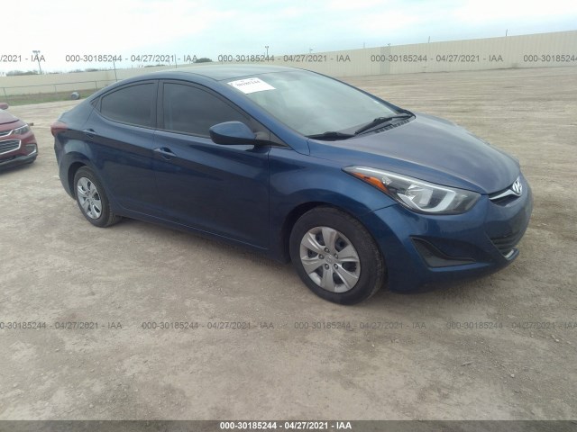 HYUNDAI ELANTRA 2016 5npdh4ae5gh691180