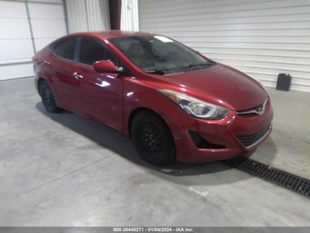 HYUNDAI ELANTRA 2016 5npdh4ae5gh700394