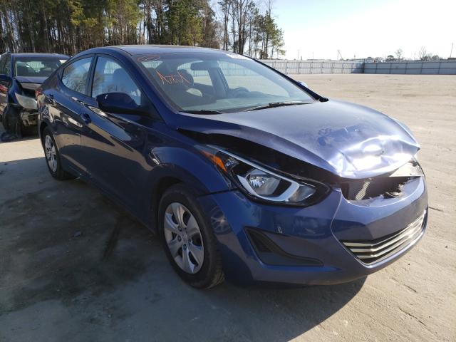 HYUNDAI ELANTRA SE 2016 5npdh4ae5gh704770