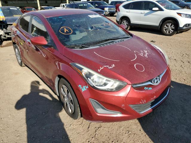 HYUNDAI ELANTRA SE 2016 5npdh4ae5gh710956