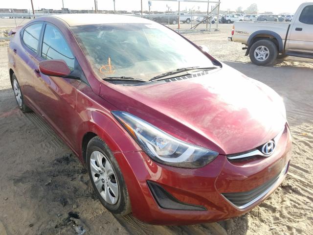 HYUNDAI ELANTRA SE 2016 5npdh4ae5gh711881