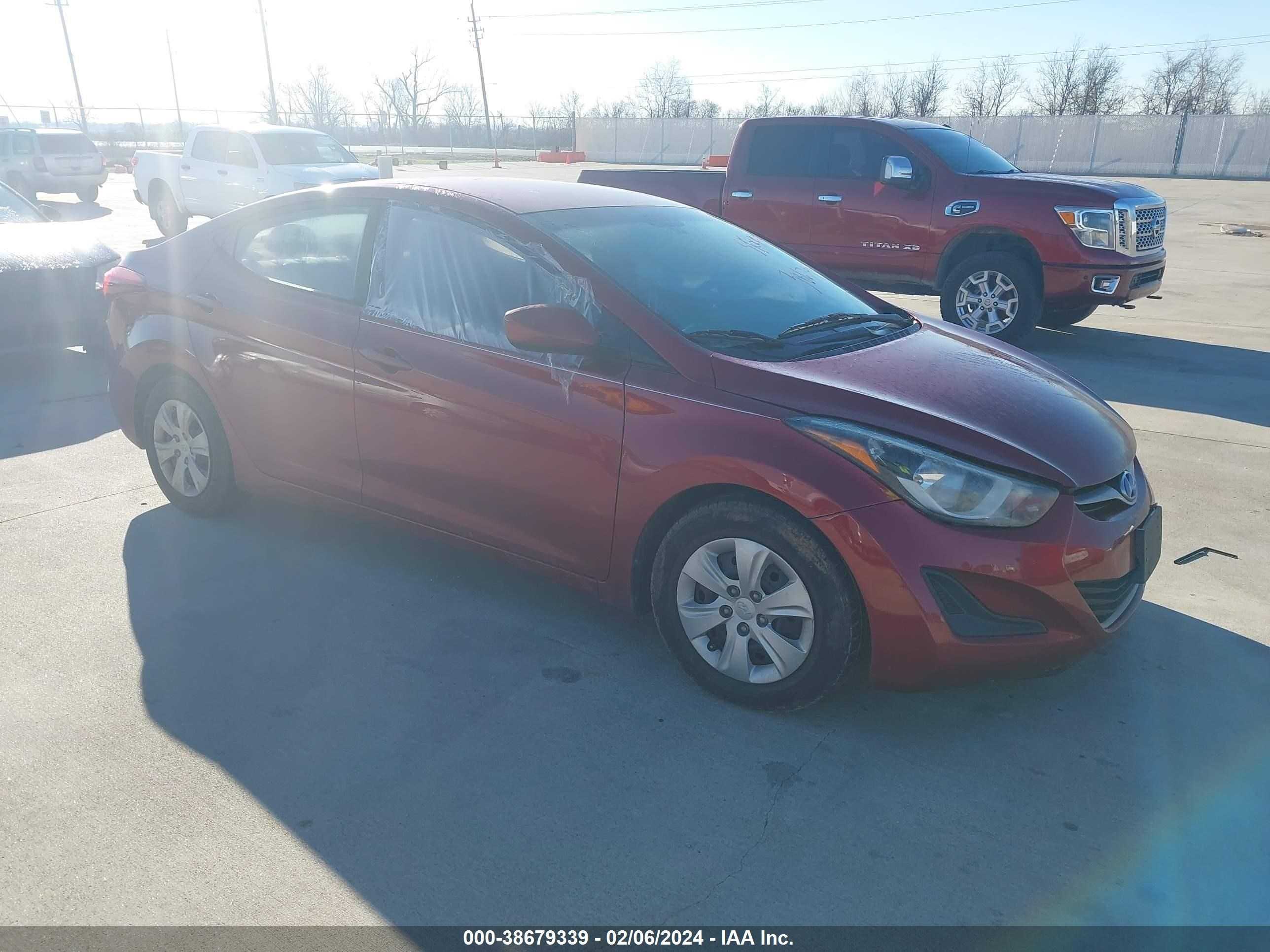 HYUNDAI ELANTRA 2016 5npdh4ae5gh721083