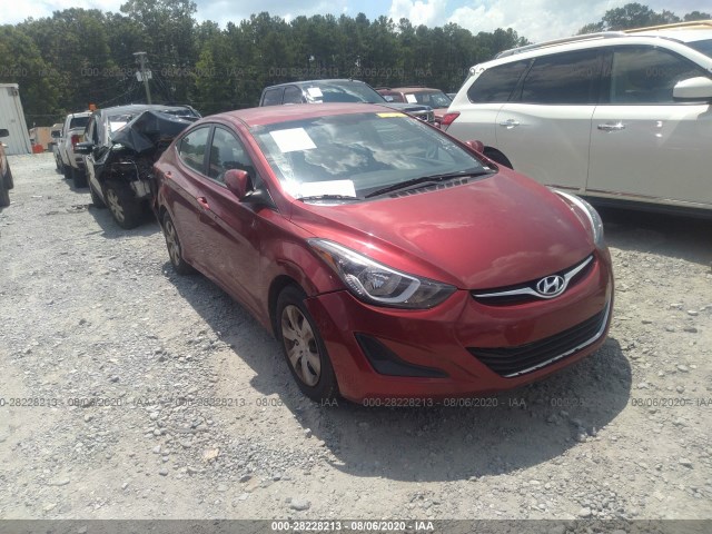 HYUNDAI ELANTRA 2016 5npdh4ae5gh738014