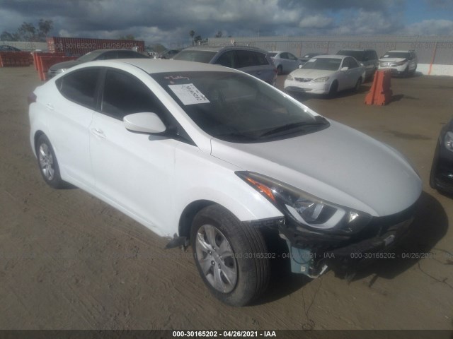 HYUNDAI ELANTRA 2016 5npdh4ae5gh740636