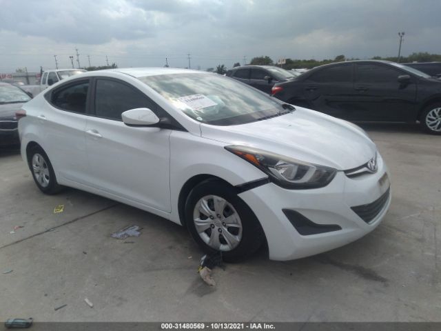 HYUNDAI ELANTRA 2016 5npdh4ae5gh745061