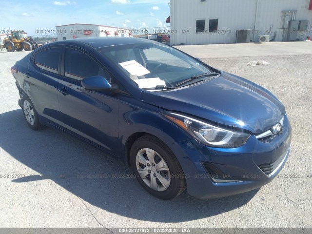 HYUNDAI ELANTRA 2016 5npdh4ae5gh763897