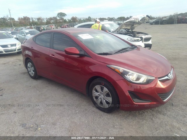 HYUNDAI ELANTRA 2016 5npdh4ae5gh763981